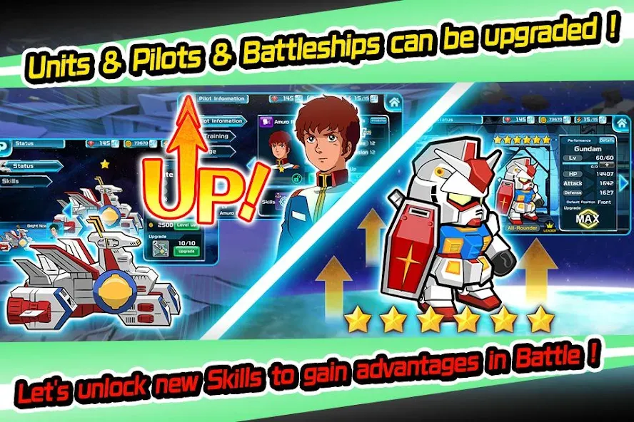 LINE: Gundam Wars (Лайн)  [МОД Mega Pack] Screenshot 4