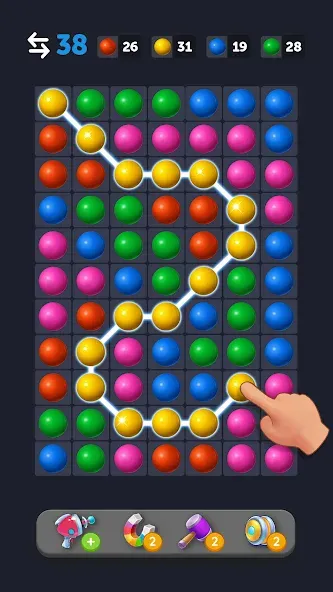 Bubble Link - Connect & Match (Бабл Линк)  [МОД Много монет] Screenshot 1