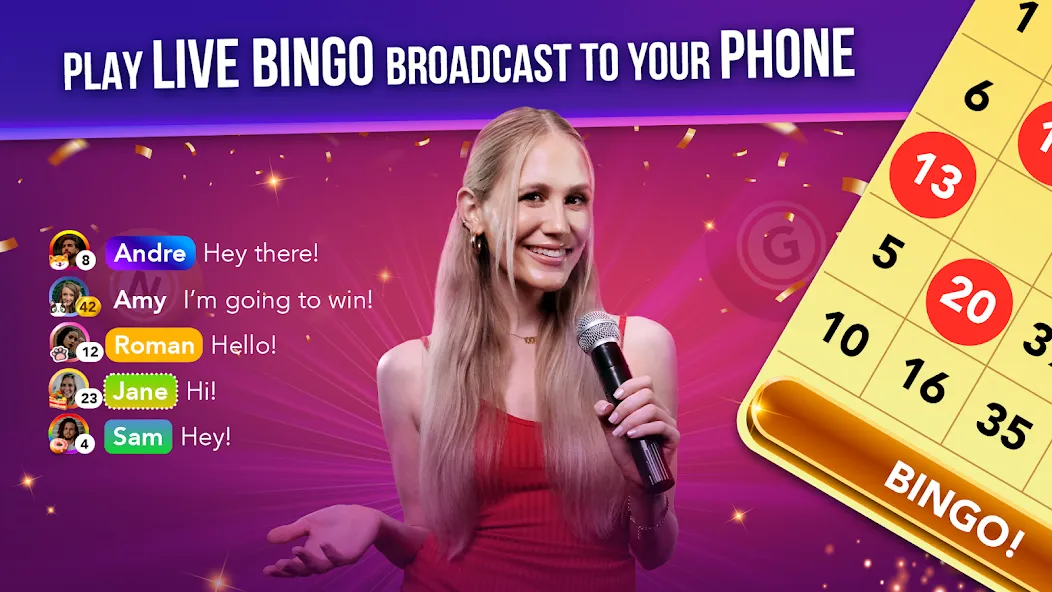 Live Play Bingo: Real Hosts (Лайв Плей Бинго)  [МОД Меню] Screenshot 1