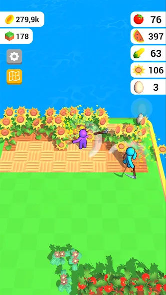 Farm Land - Farming life game (Фарм Лэнд)  [МОД Mega Pack] Screenshot 3