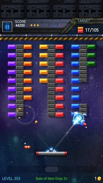 Brick Breaker Star: Space King  [МОД Mega Pack] Screenshot 4