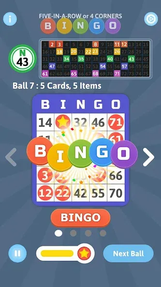 Bingo Mania - Light Bingo Game (Бинго Мания)  [МОД Unlimited Money] Screenshot 3