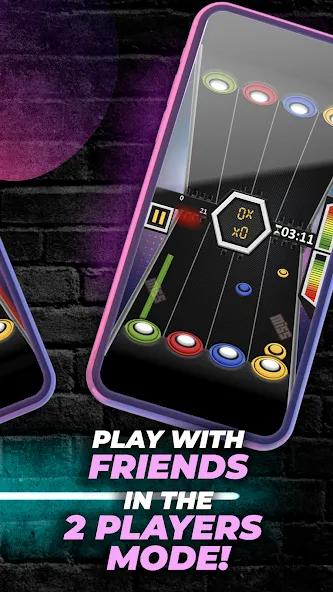 Guitar Hero Game: EDM Music (ЭДМ)  [МОД Много денег] Screenshot 4