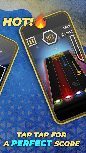 Guitar Hero Mobile: Music Game (Гитар Хиро Мобайл)  [МОД Unlimited Money] Screenshot 3