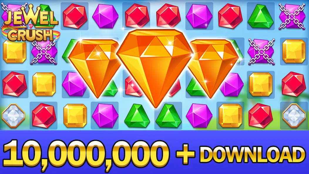 Jewel Crush™ - Match 3 Legend  [МОД Unlimited Money] Screenshot 5