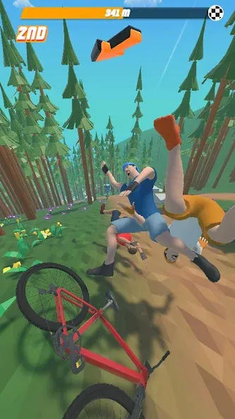 Bike Hill 3D (Байк Хилл 3Д)  [МОД Mega Pack] Screenshot 3