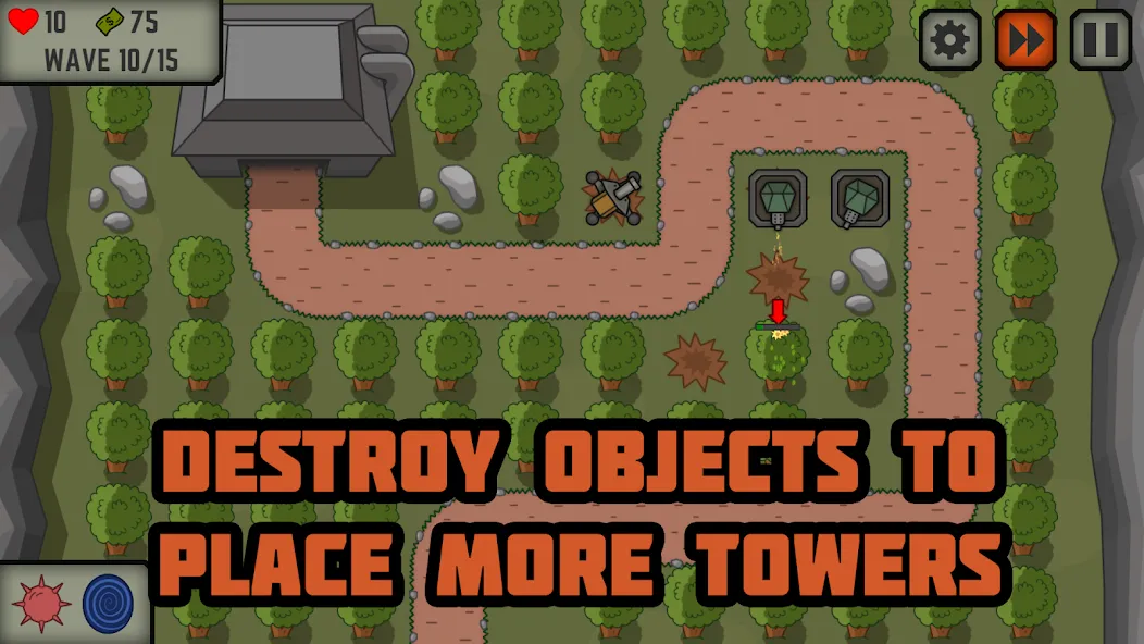 Tactical War: Tower Defense  [МОД Unlimited Money] Screenshot 4