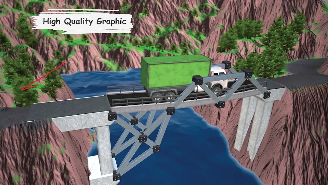 Bridgezz: Bridge Construction (Бриджзз)  [МОД Бесконечные деньги] Screenshot 1