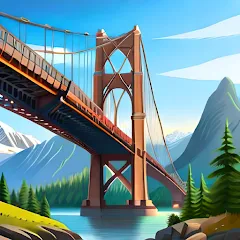 Взлом Bridgezz: Bridge Construction (Бриджзз)  [МОД Бесконечные деньги] - полная версия apk на Андроид