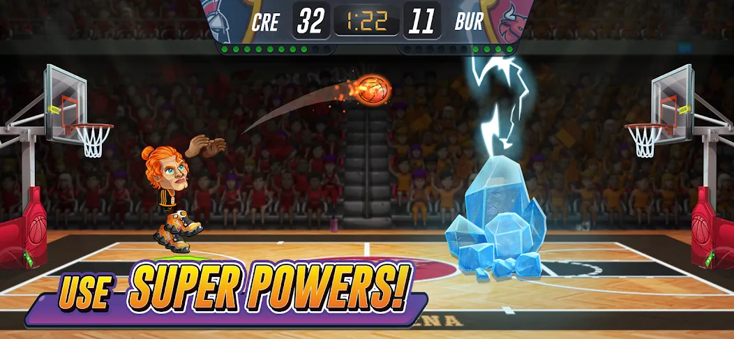 Basketball Arena: Online Game (Баскетбольная арена)  [МОД Бесконечные монеты] Screenshot 2