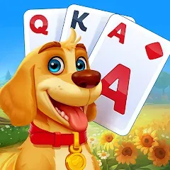 Взломанная Solitaire Farm Adventure (Солитер)  [МОД Много монет] - последняя версия apk на Андроид