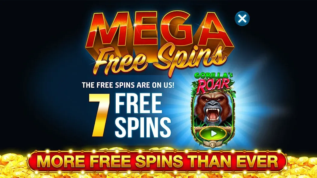 Ape Slots: Vegas Casino Deluxe  [МОД Menu] Screenshot 3