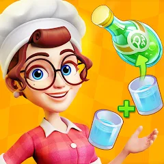 Скачать взлом Merge Cooking:Theme Restaurant  [МОД Mega Pack] - стабильная версия apk на Андроид