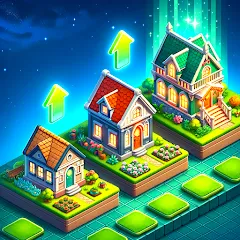 Взлом Merge HomeTown: Merge Games  [МОД Все открыто] - полная версия apk на Андроид