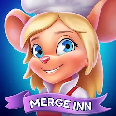 Скачать взломанную Merge Inn - Cafe Merge Game (Мердж Инн)  [МОД Много денег] - стабильная версия apk на Андроид