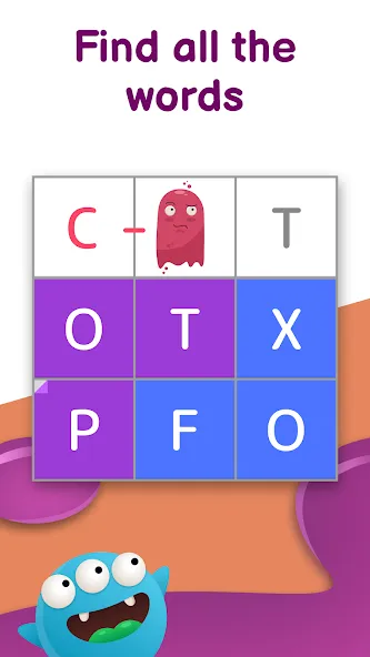 Fill Words: Word Search Puzzle  [МОД Много монет] Screenshot 2