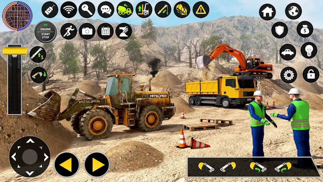 Construction Excavator Game 3D  [МОД Много монет] Screenshot 5