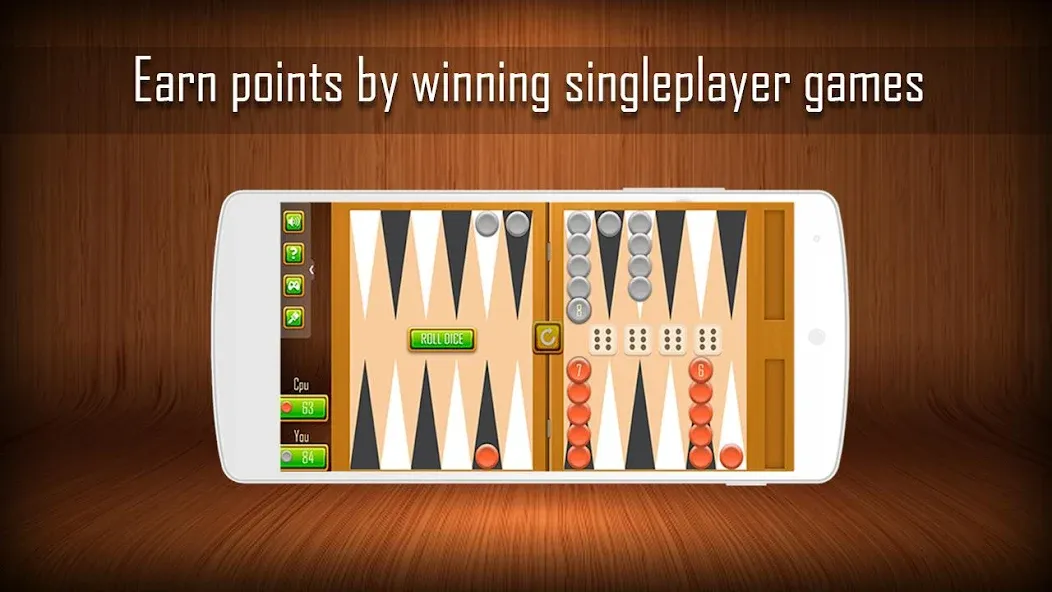 Backgammon board game - Tavla  [МОД Бесконечные монеты] Screenshot 5