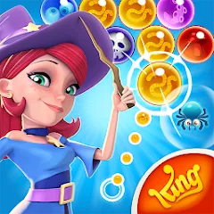 Взломанная Bubble Witch 2 Saga (Бабл Витч 2 Сага)  [МОД Меню] - полная версия apk на Андроид