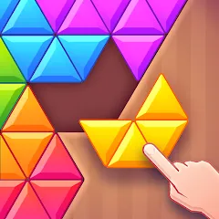 Взлом Triangles & Blocks (Полиблок)  [МОД Все открыто] - стабильная версия apk на Андроид