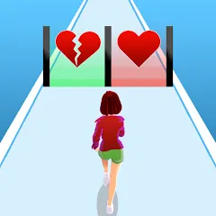 Скачать взломанную Girl Run 3D - Fun Running Game (девушка бежит)  [МОД Unlocked] - полная версия apk на Андроид