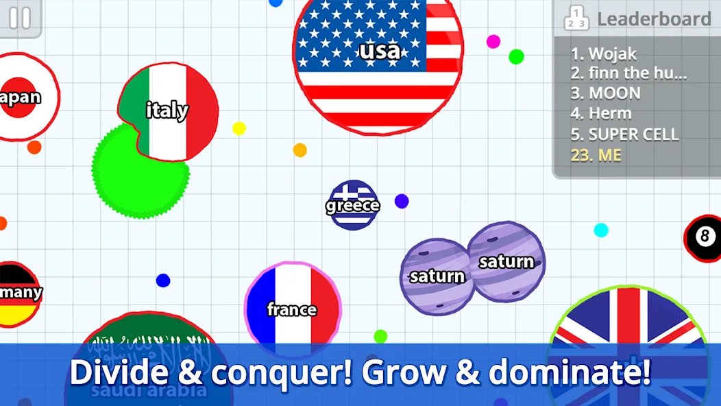 Agar.io  [МОД Unlimited Money] Screenshot 2