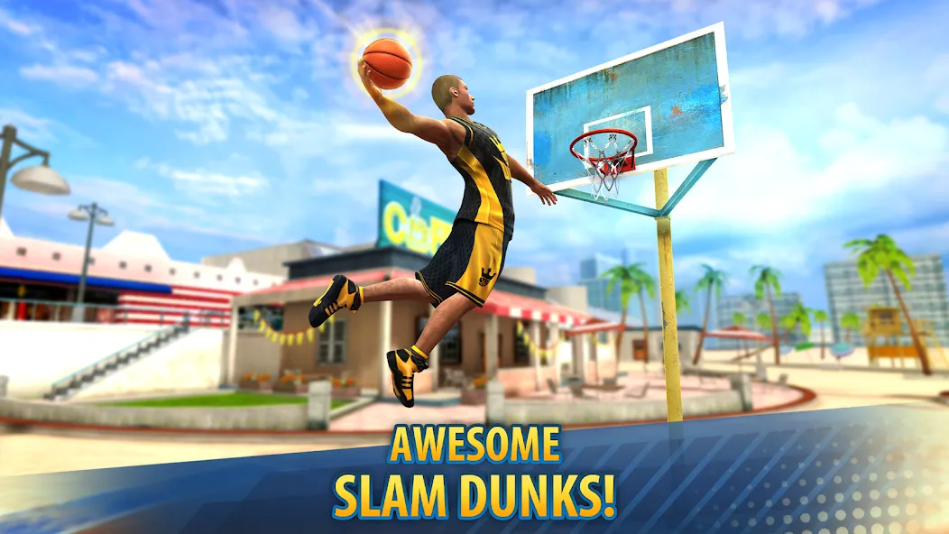 Basketball Stars: Multiplayer (Баскетбол Старс)  [МОД Menu] Screenshot 3