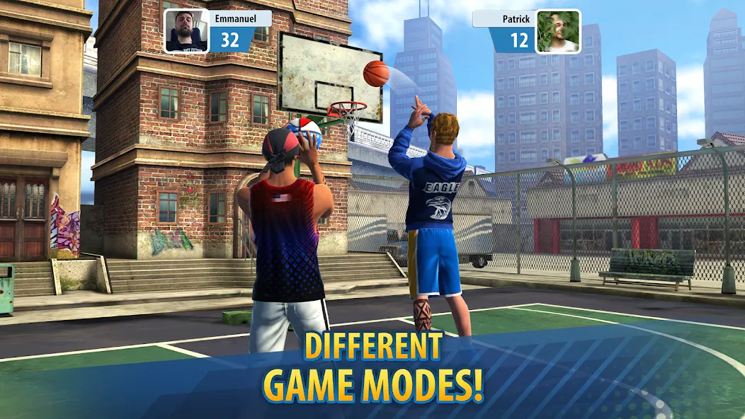 Basketball Stars: Multiplayer (Баскетбол Старс)  [МОД Menu] Screenshot 5