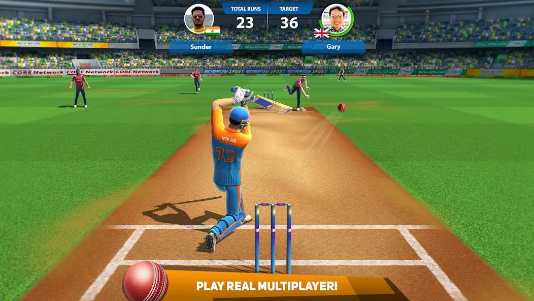 Cricket League (Крикет Лига)  [МОД Бесконечные монеты] Screenshot 1