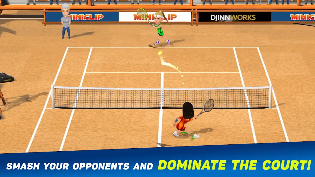 Mini Tennis: Perfect Smash (Мини Теннис)  [МОД Mega Pack] Screenshot 2