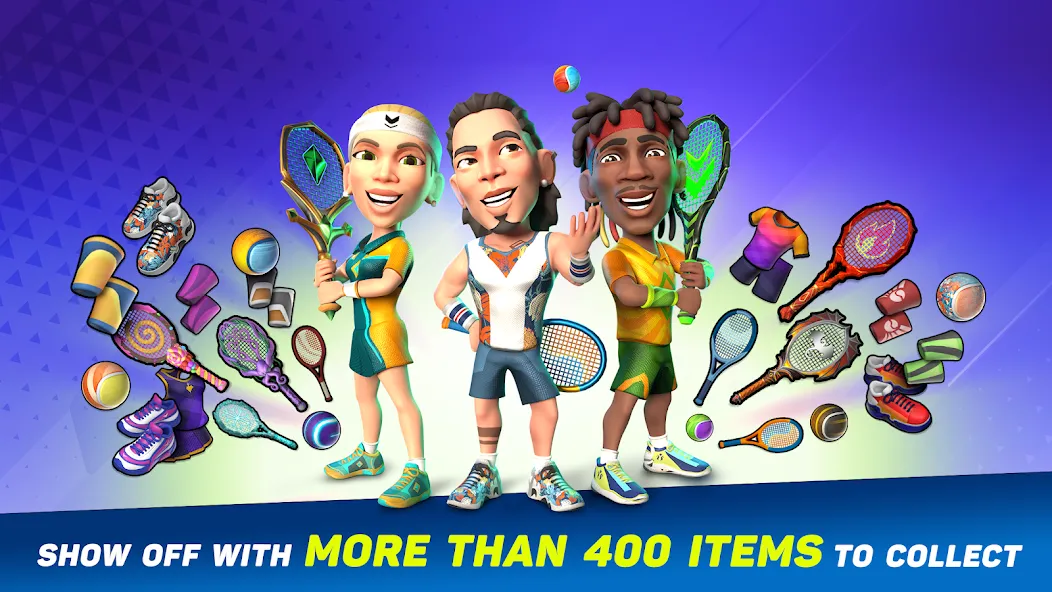 Mini Tennis: Perfect Smash (Мини Теннис)  [МОД Mega Pack] Screenshot 5