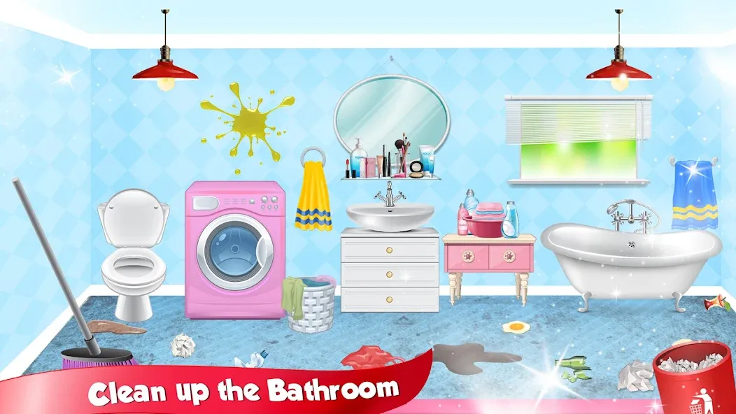 Girl Doll House Design & Clean  [МОД Меню] Screenshot 2