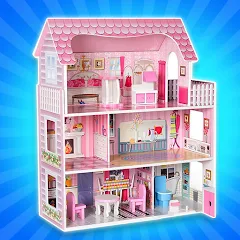 Взломанная Girl Doll House Design & Clean  [МОД Меню] - последняя версия apk на Андроид