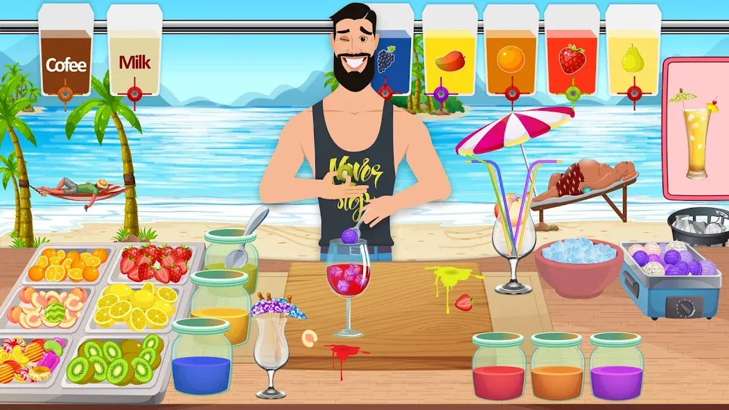 Boba cocktail:DIY recipe games  [МОД Бесконечные деньги] Screenshot 2