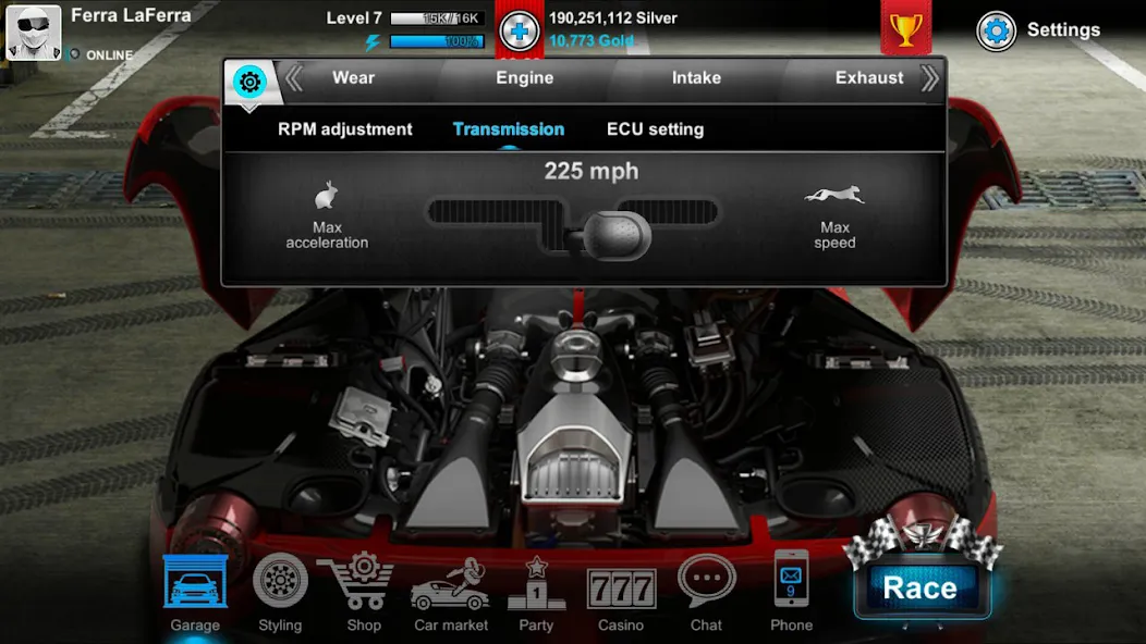 Tuner Life Online Drag Racing (Тюнер Лайф)  [МОД Unlocked] Screenshot 4