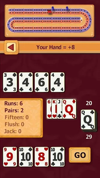 Cribbage (Криббидж)  [МОД Много монет] Screenshot 3