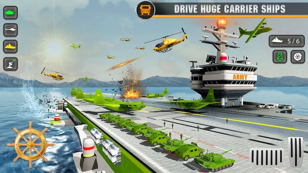 Army Transport Military Games  [МОД Меню] Screenshot 5