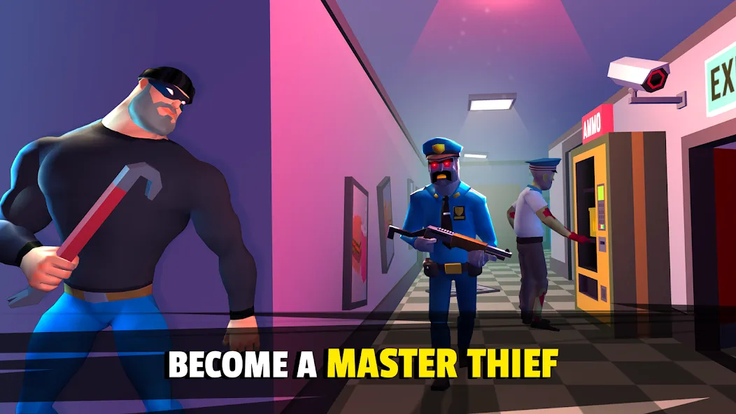 Robbery Madness 2:Stealth game (Робери Маднесс 2)  [МОД Много монет] Screenshot 1