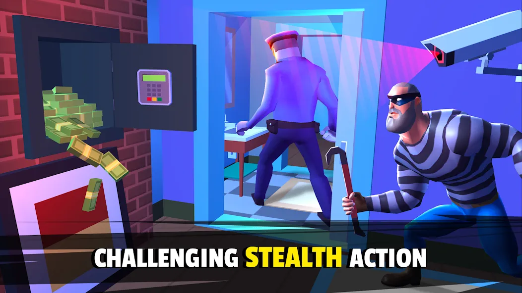 Robbery Madness 2:Stealth game (Робери Маднесс 2)  [МОД Много монет] Screenshot 3