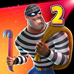 Взломанная Robbery Madness 2:Stealth game (Робери Маднесс 2)  [МОД Много монет] - полная версия apk на Андроид