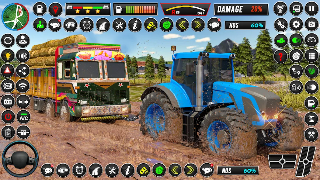 Indian Tractor Games Simulator  [МОД Много денег] Screenshot 2