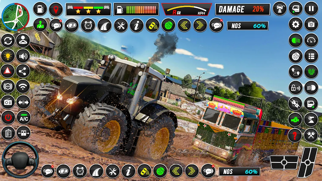 Indian Tractor Games Simulator  [МОД Много денег] Screenshot 3