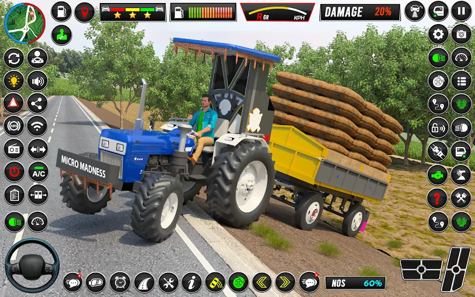 Indian Tractor Games Simulator  [МОД Много денег] Screenshot 4