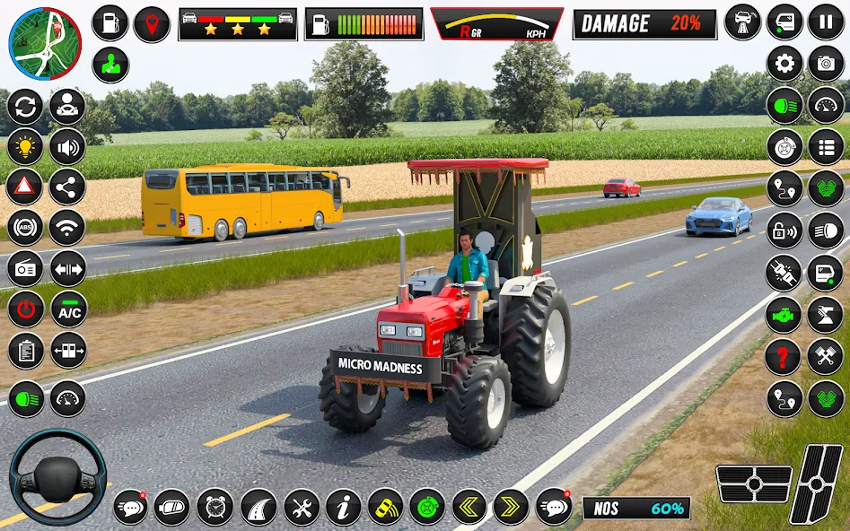 Indian Tractor Games Simulator  [МОД Много денег] Screenshot 5