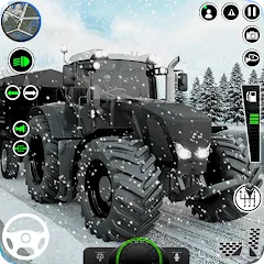 Взломанная Indian Tractor Games Simulator  [МОД Много денег] - полная версия apk на Андроид