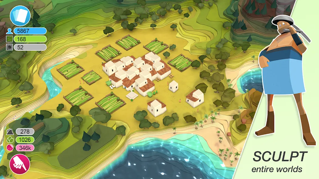 Godus (Годус)  [МОД Меню] Screenshot 1