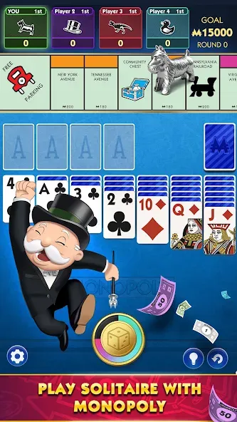 MONOPOLY Solitaire: Card Games (Монополия Солитер)  [МОД Menu] Screenshot 1