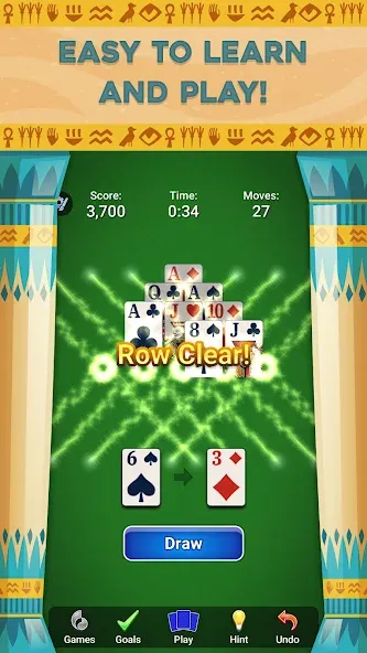 Pyramid Solitaire - Card Games (Пирамида Солитер)  [МОД Все открыто] Screenshot 4