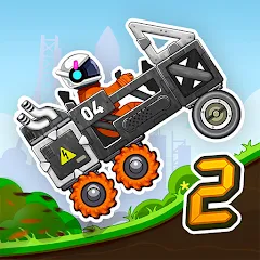 Взломанная Rovercraft 2: Race a space car (Роверкрафт 2)  [МОД Mega Pack] - полная версия apk на Андроид