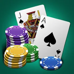 Взлом World Blackjack King  [МОД Все открыто] - полная версия apk на Андроид